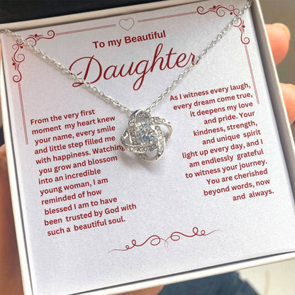 Beautifully Blessed to have You as My Daughter Necklace