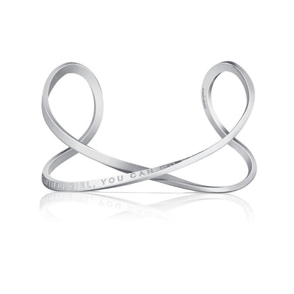 Infinity Bracelet - Beautiful Girl You Can Do Hard Things